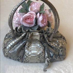 RETTA WOLFF Python Shoulder Bag